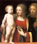 Bernadino Luini The Holy Family (mk05) oil painting reproduction
